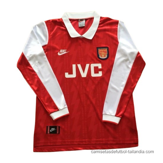 1ª Camiseta Arsenal Manga Larga Retro 1994-1996 - Haga un click en la imagen para cerrar